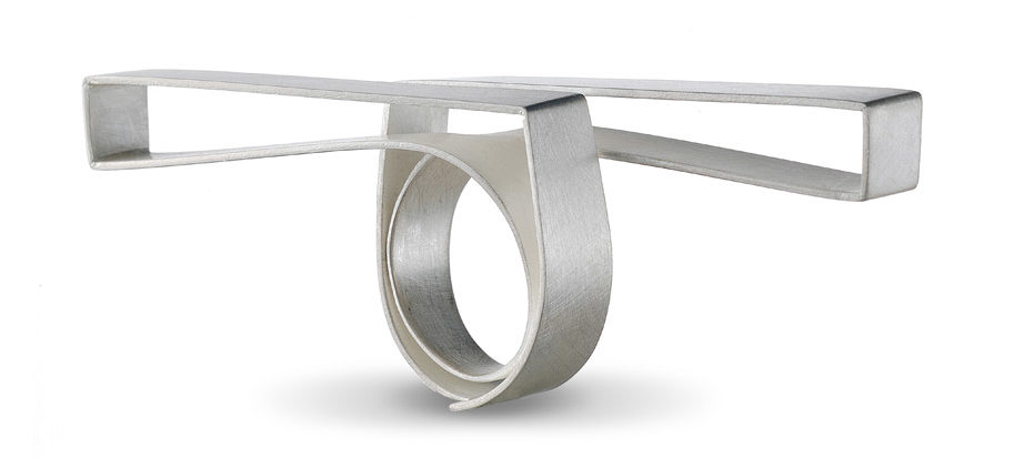 ORI Parallel Ring Silber